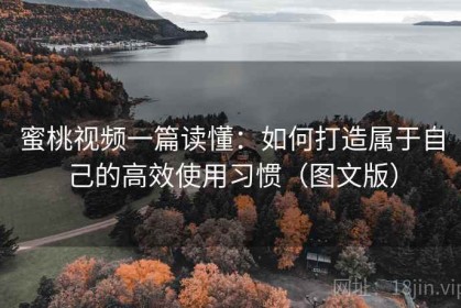 蜜桃视频一篇读懂：如何打造属于自己的高效使用习惯（图文版）