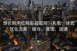 想长期用红桃影视官网？先看：体验优化方案：缓存、清理、加速