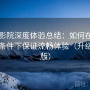 蜂鸟影院深度体验总结：如何在不同网络条件下保证流畅体验（升级解析版）