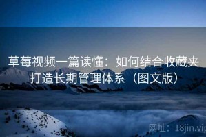 草莓视频一篇读懂：如何结合收藏夹打造长期管理体系（图文版）