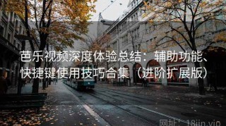 芭乐视频深度体验总结：辅助功能、快捷键使用技巧合集（进阶扩展版）