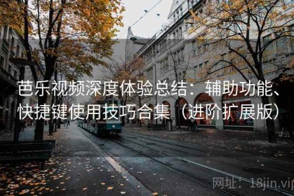 芭乐视频深度体验总结：辅助功能、快捷键使用技巧合集（进阶扩展版）