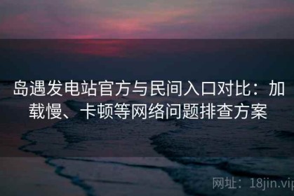 岛遇发电站官方与民间入口对比：加载慢、卡顿等网络问题排查方案