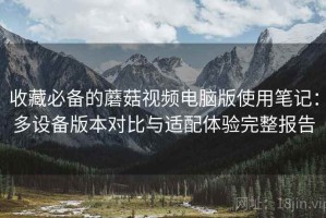 收藏必备的蘑菇视频电脑版使用笔记：多设备版本对比与适配体验完整报告
