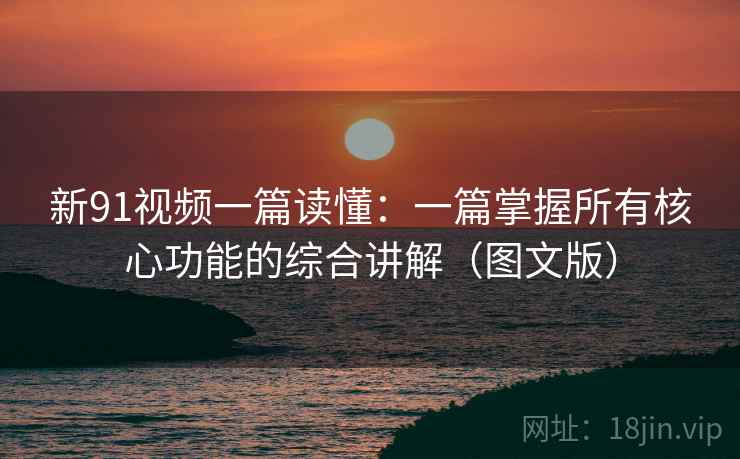 新91视频一篇读懂：一篇掌握所有核心功能的综合讲解（图文版）