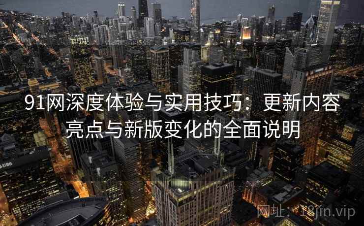 91网深度体验与实用技巧：更新内容亮点与新版变化的全面说明