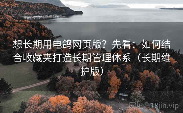 想长期用电鸽网页版？先看：如何结合收藏夹打造长期管理体系（长期维护版）